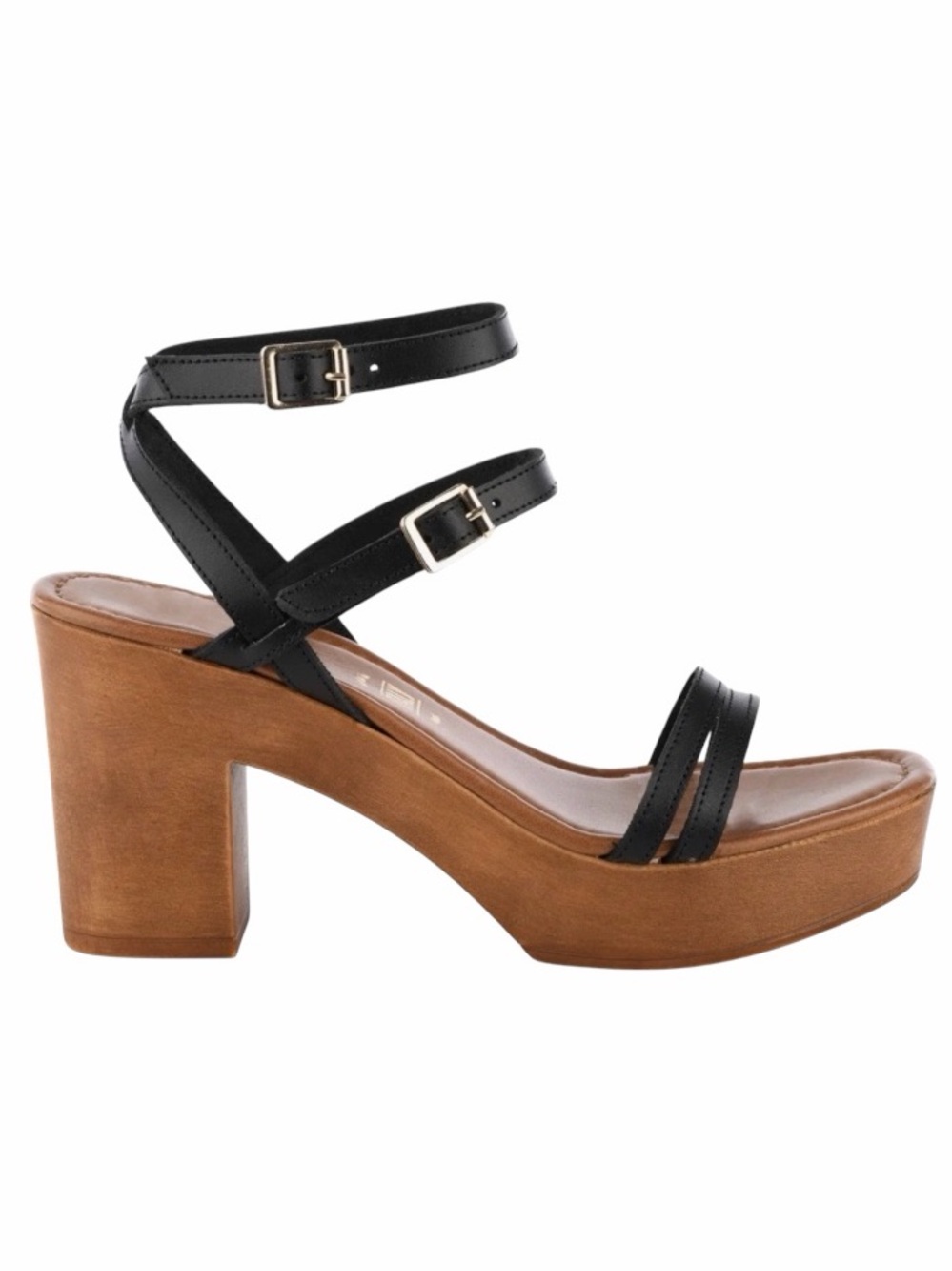Seychelles Double Dip Black Strappy Platform Sandals size women’s 9.5